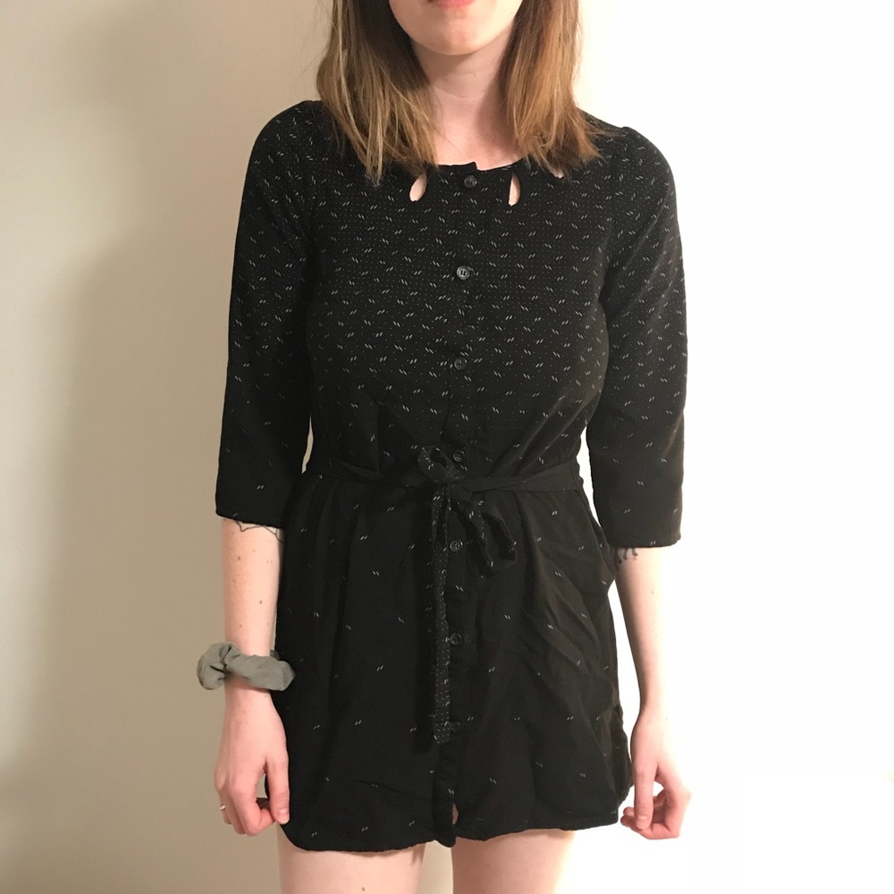 Women’s Long Sleeve Patterned Dress